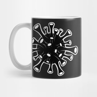 Black and White Virus Mug